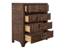 Load image into Gallery viewer, Praga - 4-Drawer Chest - Almond / Barrel Brown