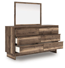 Load image into Gallery viewer, Chirason - Brown - Six Drawer Dresser And Mirror