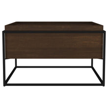 Load image into Gallery viewer, Fulton - Square - Mango Wood Coffee Table - Dark Brown