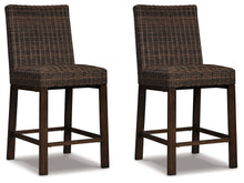 Load image into Gallery viewer, Paradise Trail - Medium Brown - Barstool (Set of 2)