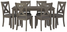 Load image into Gallery viewer, Caitbrook - Gray - RECT DRM Table Set (Set of 7)
