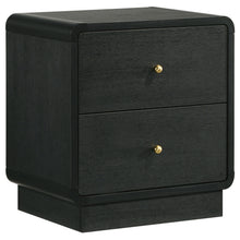 Load image into Gallery viewer, Cavelle - 2-Drawer Nightstand Bedside Table - Black