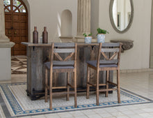 Load image into Gallery viewer, Loft Brown - Barstool (Set of 2) - Two Tone Gray / Brown