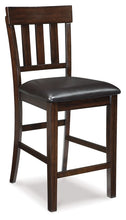 Load image into Gallery viewer, Haddigan - Dark Brown - Upholstered Barstool (Set of 2)