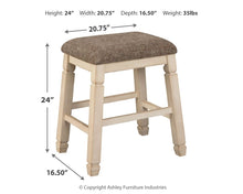 Load image into Gallery viewer, Bolanburg - Beige - Upholstered Stool (Set of 2)