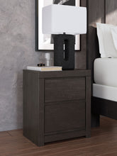 Load image into Gallery viewer, Fraluna - Charcoal - Two Drawer Night Stand
