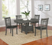 Load image into Gallery viewer, Lavon - 5-Piece Oval Extension Leaf Dining Set