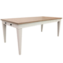 Load image into Gallery viewer, Americana Modern Dining - Rectangular Extendable Dining Table With 6 Upholstered Dining Chairs - Light Brown