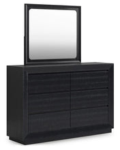 Load image into Gallery viewer, Londer - Black - Dresser And Mirror