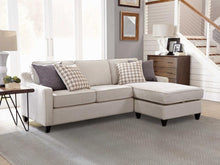 Load image into Gallery viewer, Mcloughlin - Upholstered Sloped Arm Sectional Sofa - Platinum