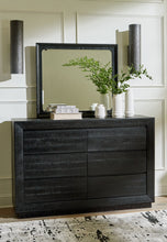 Load image into Gallery viewer, Londer - Black - Dresser And Mirror