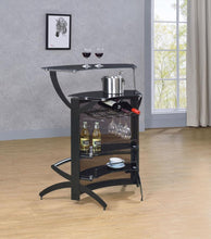 Load image into Gallery viewer, Dallas - 2-Shelf Curved Freestanding Home Bar Cabinet