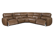 Load image into Gallery viewer, Modesto - Modular Power Reclining Sectional With Power Adjustable Headrests