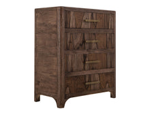 Load image into Gallery viewer, Praga - 4-Drawer Chest - Almond / Barrel Brown