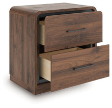 Load image into Gallery viewer, Fortlorn - Walnut Brown - Two Drawer Night Stand