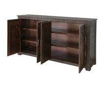 Load image into Gallery viewer, Blackburn - 4 Doors Console - Charred Brown