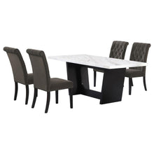 Load image into Gallery viewer, Sherry - Rectangular Marble Top Dining Table Set