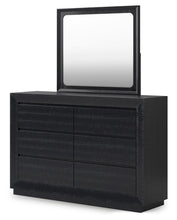 Load image into Gallery viewer, Londer - Black - Dresser And Mirror