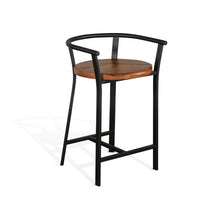 Load image into Gallery viewer, Metroflex - Barstool With Wood Seat