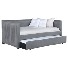 Load image into Gallery viewer, Brodie - Upholstered Twin Daybed With Trundle - Gray