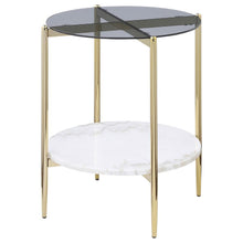 Load image into Gallery viewer, Jonelle - Round Glass Top Table