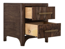 Load image into Gallery viewer, Praga - 2-Drawer Nightstand - Almond / Barrel Brown