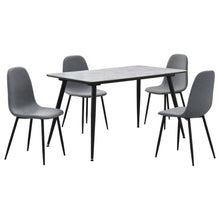 Load image into Gallery viewer, Dennison - 5 Piece Rectangular Dining Table Set - Gray