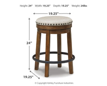 Load image into Gallery viewer, Valebeck - Upholstered Swivel Stool