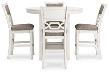 Load image into Gallery viewer, Erinberg - Antique White - Dining Room Counter Table Set (Set of 5)