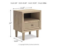 Load image into Gallery viewer, Cielden - Two-Tone - One Drawer Night Stand