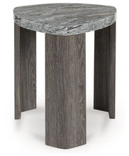 Load image into Gallery viewer, Surmour - Gray / Brown - Triangle End Table