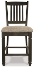 Load image into Gallery viewer, Tyler Creek - Black / Grayish Brown - Upholstered Barstool (Set of 2)