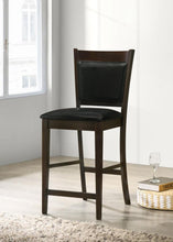 Load image into Gallery viewer, Jaden - Upholstered Counter Chair (Set of 2) - Black And Espresso
