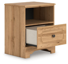Load image into Gallery viewer, Aleaport - Warm Brown - One Drawer Night Stand