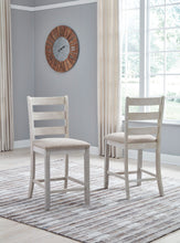 Load image into Gallery viewer, Skempton - White - Upholstered Barstool (Set of 2)