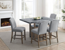 Load image into Gallery viewer, Grayson - Counter Dining Set - Distressed Wood Base