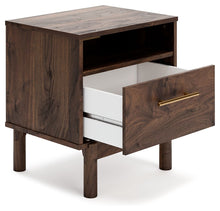 Load image into Gallery viewer, Calverson - Mocha - One Drawer Night Stand - Medium