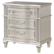 Load image into Gallery viewer, Evangeline - 3-Drawer Nightstand - Silver Oak