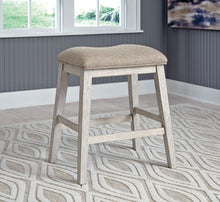 Load image into Gallery viewer, Skempton - White - Upholstered Stool (Set of 2)