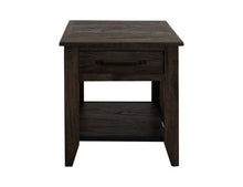 Load image into Gallery viewer, Dark Teak - End Table - Oil Black