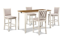 Load image into Gallery viewer, Amy - 60" Counter Table & Chairs With Storage