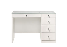 Load image into Gallery viewer, Morgan - Vanity Desk With Glass Top, Led Mirror & Stool