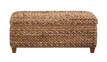 Load image into Gallery viewer, Laughton - Hand - Woven Banana Leaf Storage Trunk - Amber