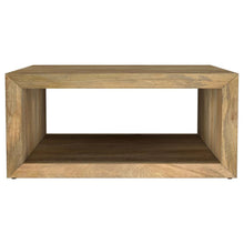 Load image into Gallery viewer, Benton - Square Solid Mango Wood Coffee Table - Natural