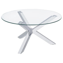 Load image into Gallery viewer, Kenzie - Round Tempered Glass Top Table