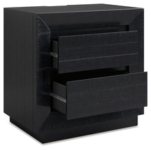Load image into Gallery viewer, Londer - Black - Two Drawer Night Stand