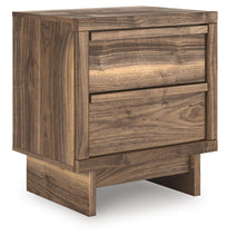 Load image into Gallery viewer, Chirason - Brown - Two Drawer Night Stand