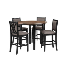 Load image into Gallery viewer, Potomac - 5 Piece Round Counter Dining Set (Table & 4 Chairs) - Brown / Black