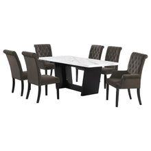 Load image into Gallery viewer, Sherry - Rectangular Marble Top Dining Table Set