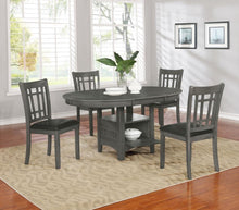 Load image into Gallery viewer, Lavon - 5-Piece Oval Extension Leaf Dining Set
